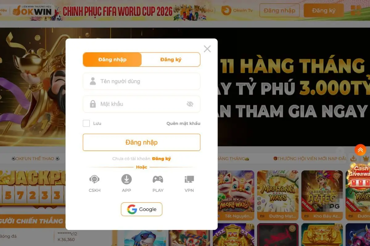 đăng nhập DH88